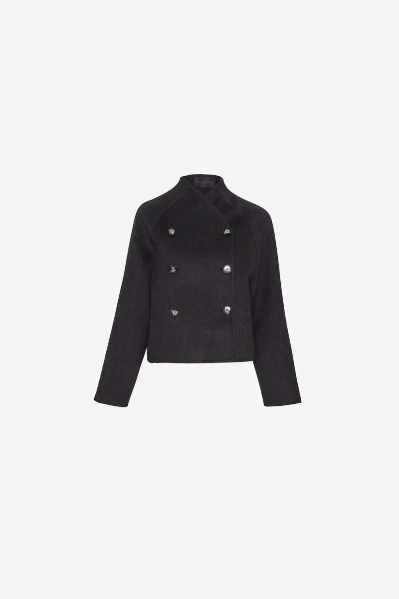 Bella Wool Jacket Charcoal