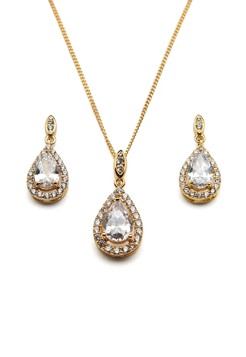 Belmont Gold Pendant Set