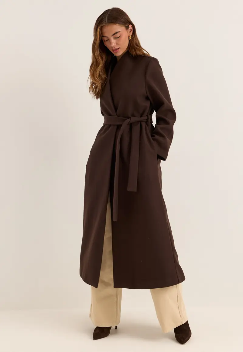 Belted Long Coat