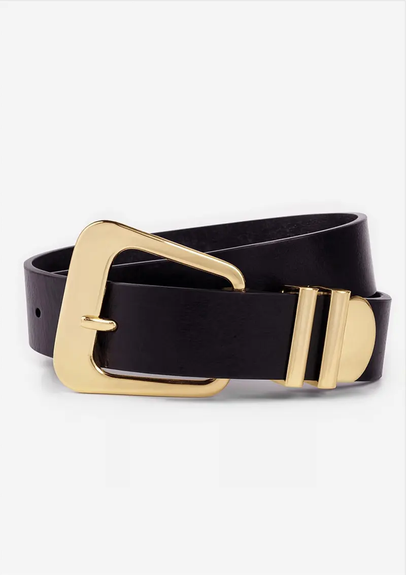 Bennett Belt - Black Gold