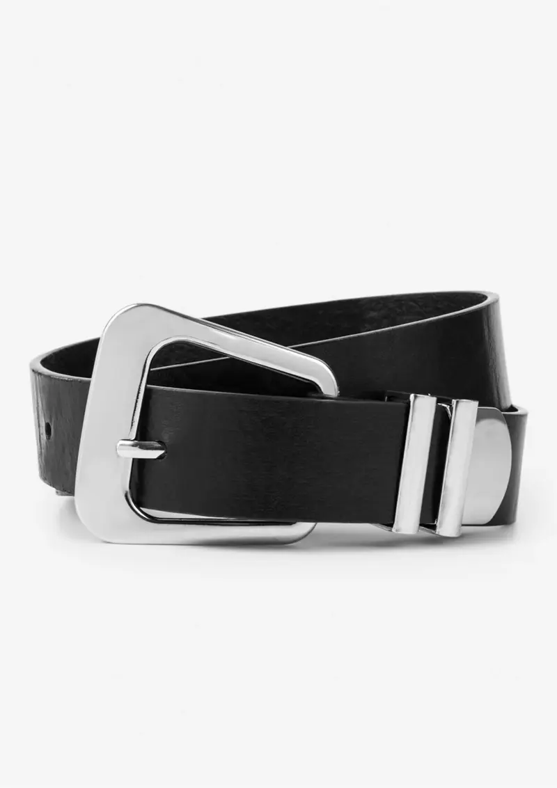 Bennett Belt - Black Silver