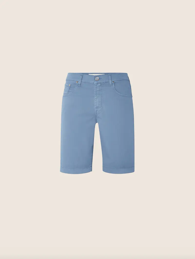Bermuda 5 pkt Slim Fit Nicolas Azure