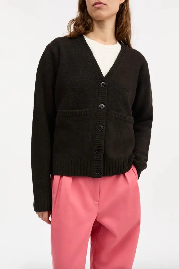 Beti Cardigan Deep Brown