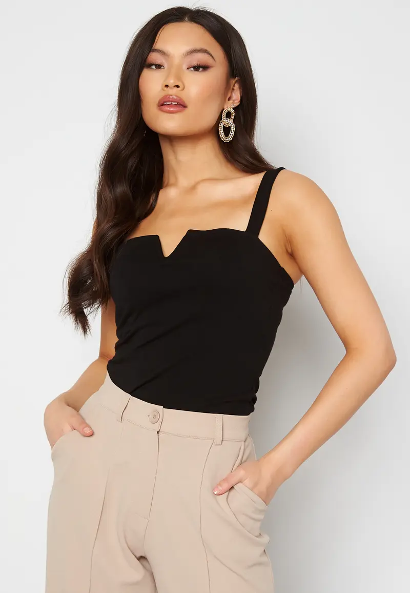Bettina deep v-neck top