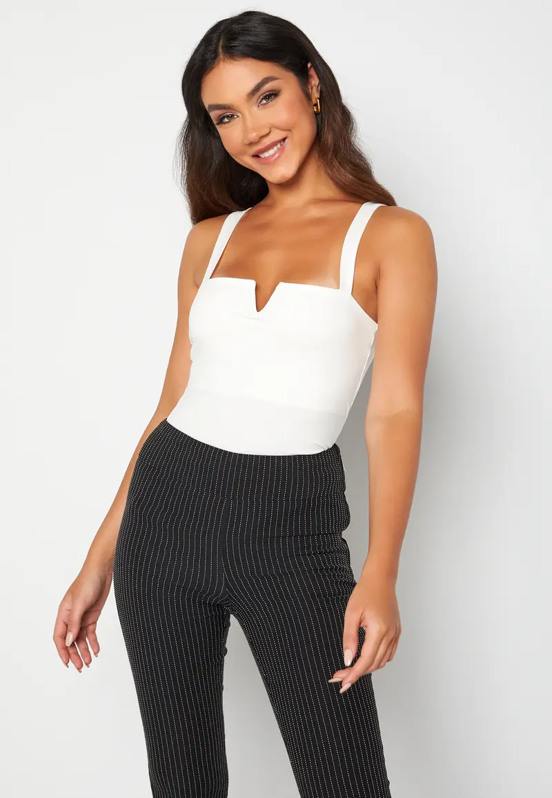 Bettina deep v-neck top