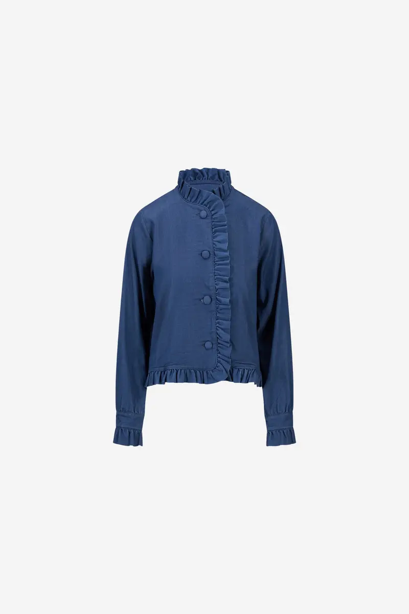 Betty Tencel Jacket Dark Blue