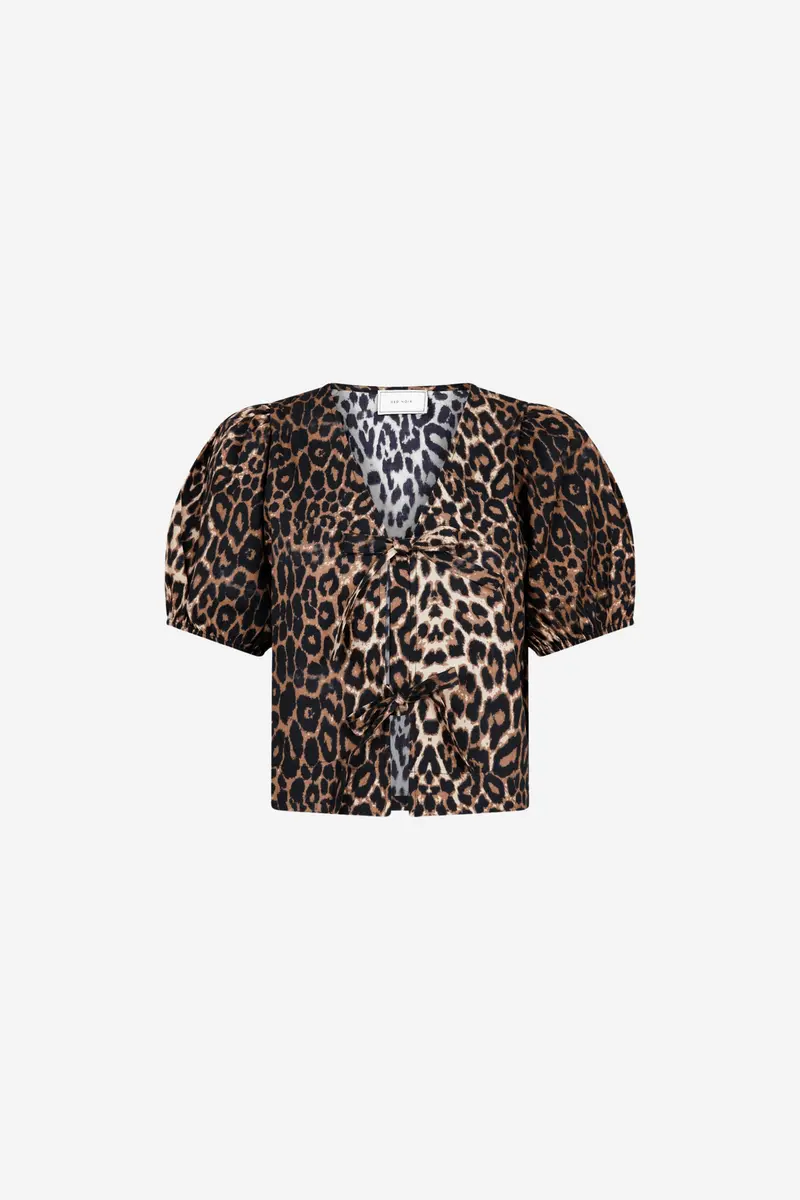 Bianca Leo Blouse Leopard