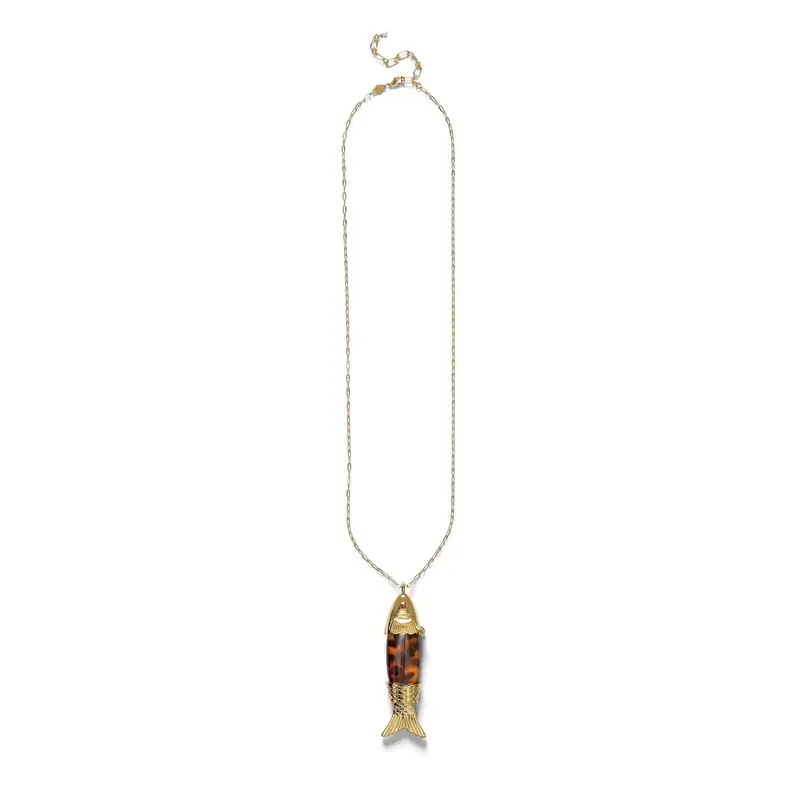 Big Catch Necklace Gold