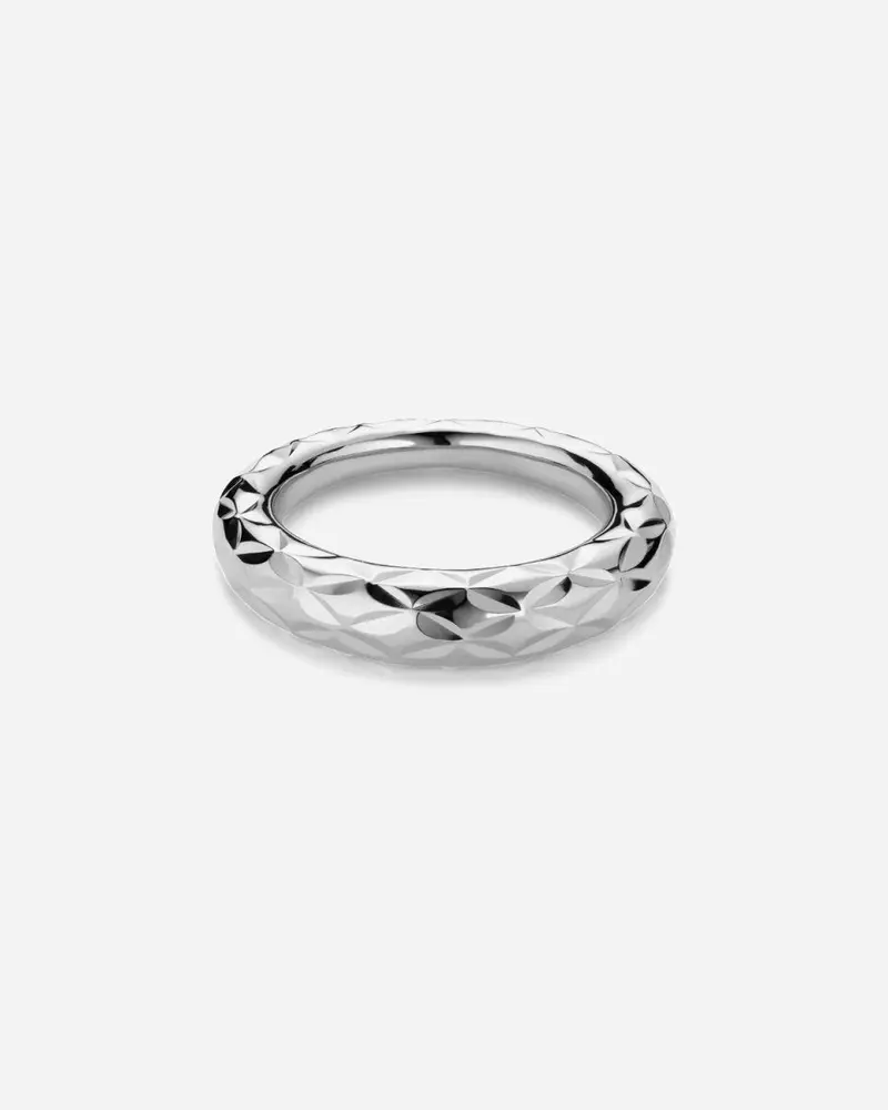Big Impression Ring - Silver