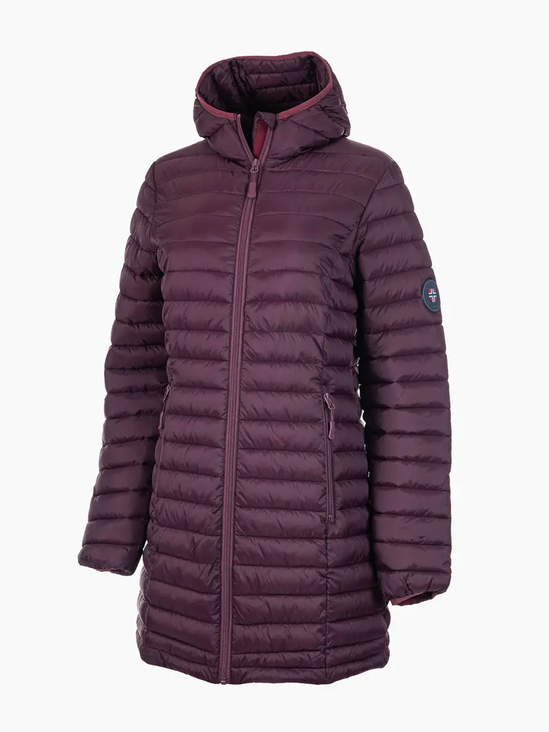 Bismo jakke dame Burgunder