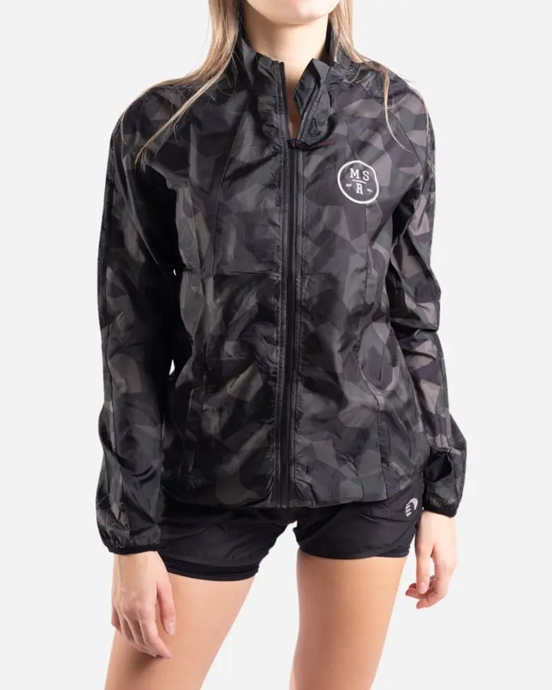 Black Camo Windshield Jacket - Black Camo