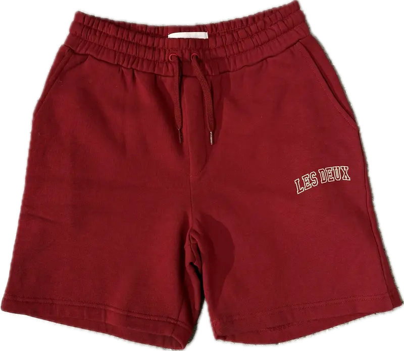 Blake Sweatshorts Burnt Red/Light Sand