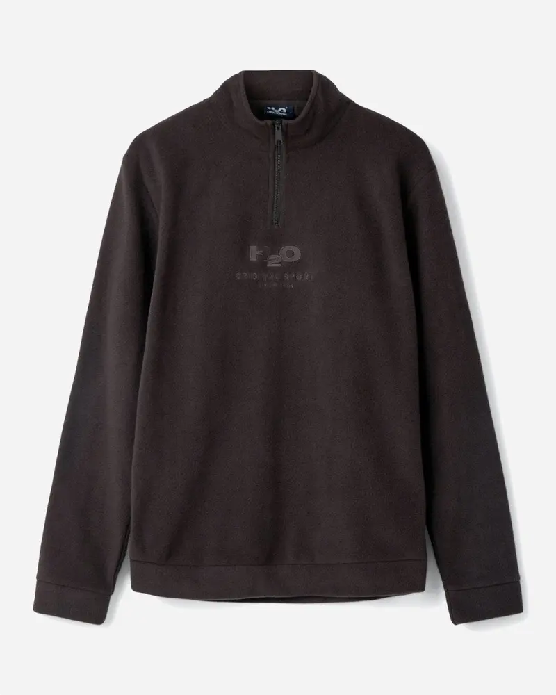 Blåvand II Fleece Half Zip - Brown