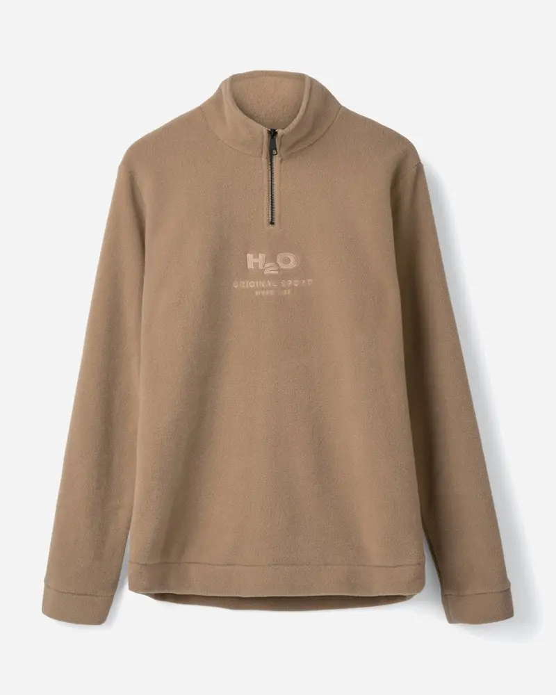 Blåvand II Fleece Half Zip - Khaki