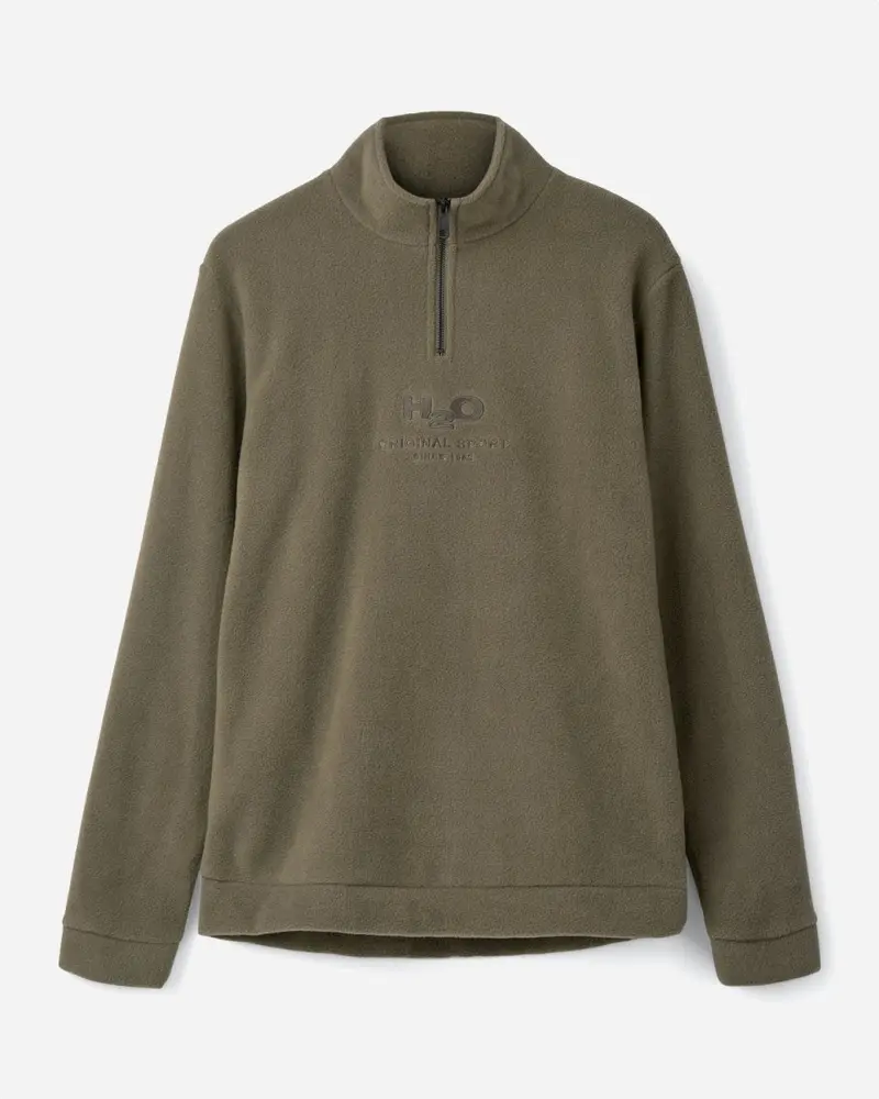 Blåvand II Fleece Half Zip - Light army