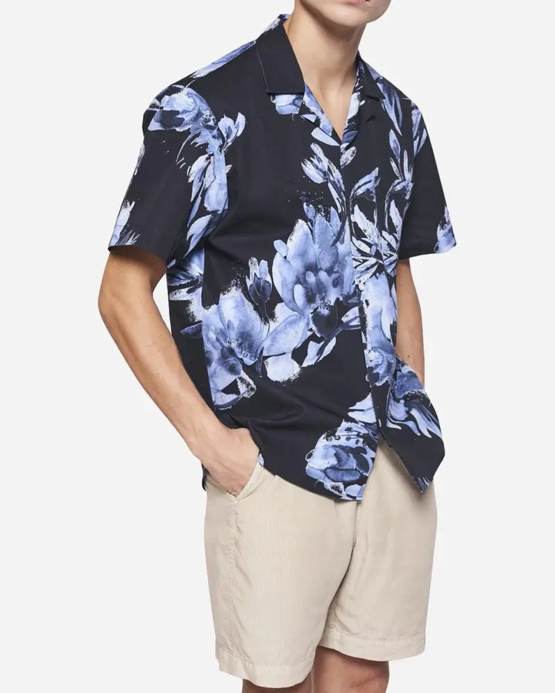 Bleever Flower Shirt - Black