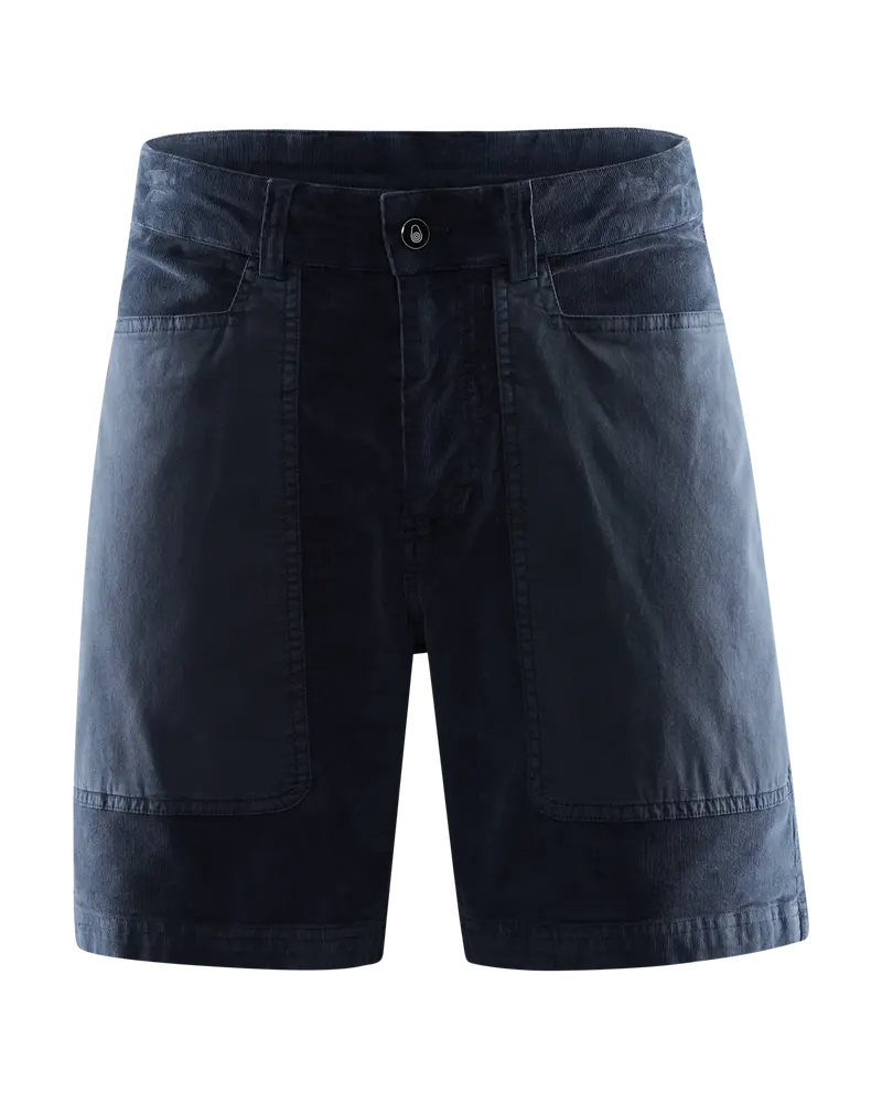Blocked Corduroy Shorts