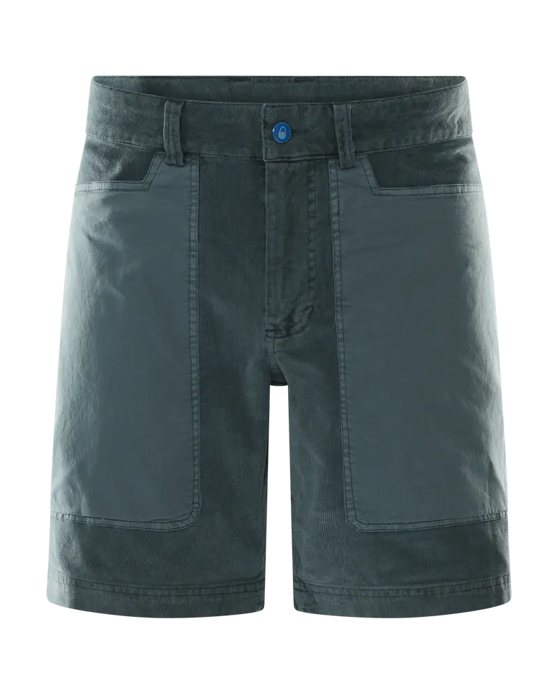 Blocked Corduroy Shorts