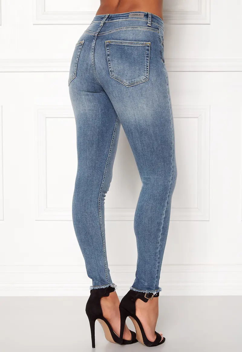 Blush Mid Raw Jeans