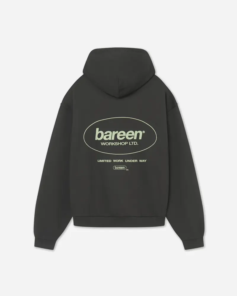 Boba Oversize Hoodie Full Zip - Pirate Black