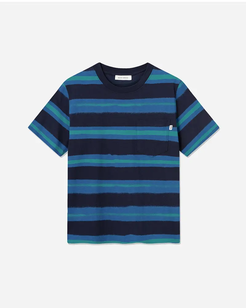 Bobby Stripe T-Shirt - Navy
