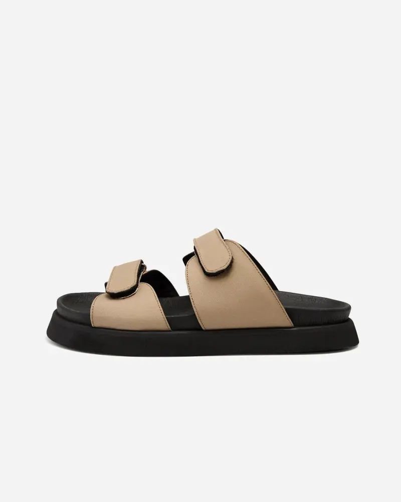 Bodi Recycled Slipper - Taupe Nylon
