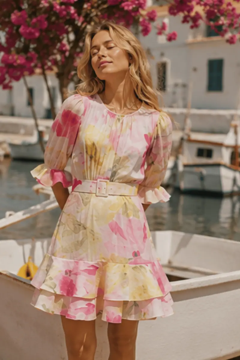 Bohemian Mini Dress Daylight