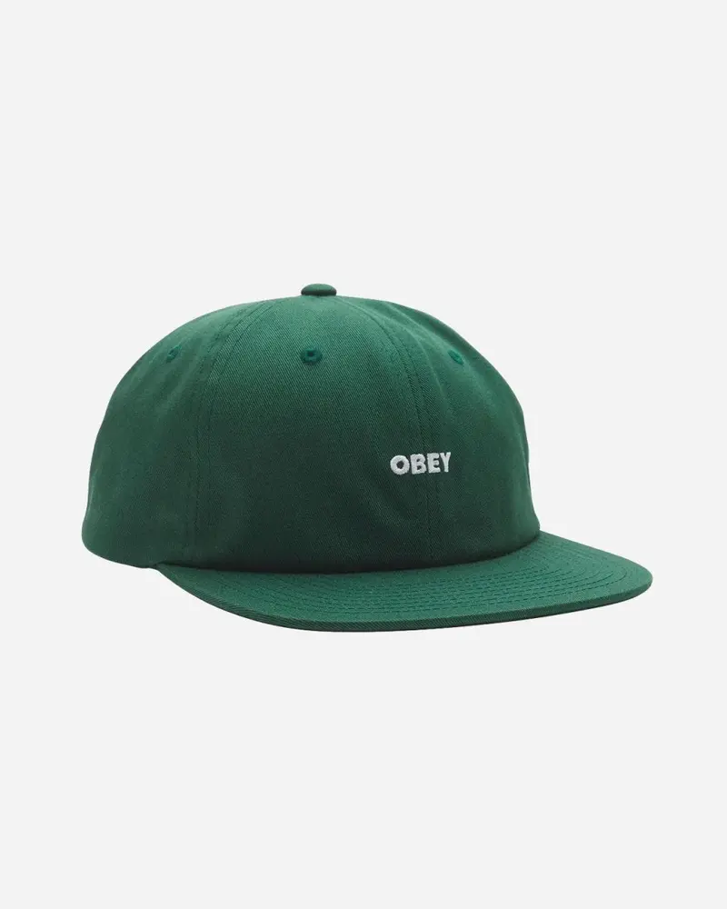 Bold Twill 6 Panel Strapback - Dark Cedar
