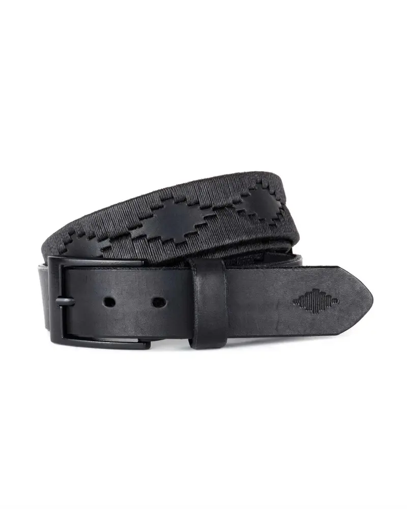 Bordado pampeano Belt - Black Sort