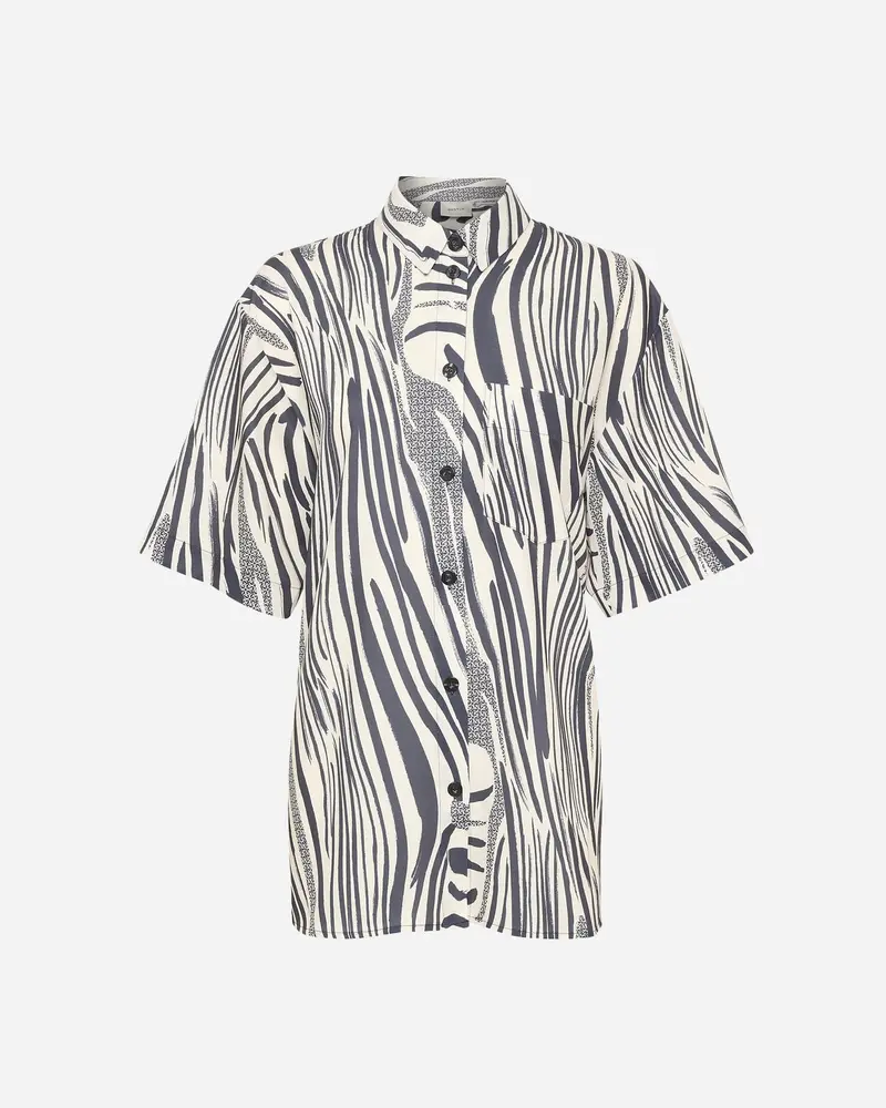 Bothilde Shirt - Black/Silver Birch