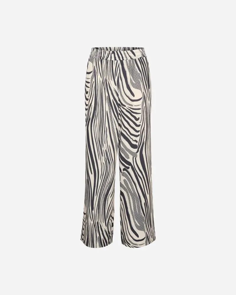 BothildeGZ HW Pants - Black/Silver Birch