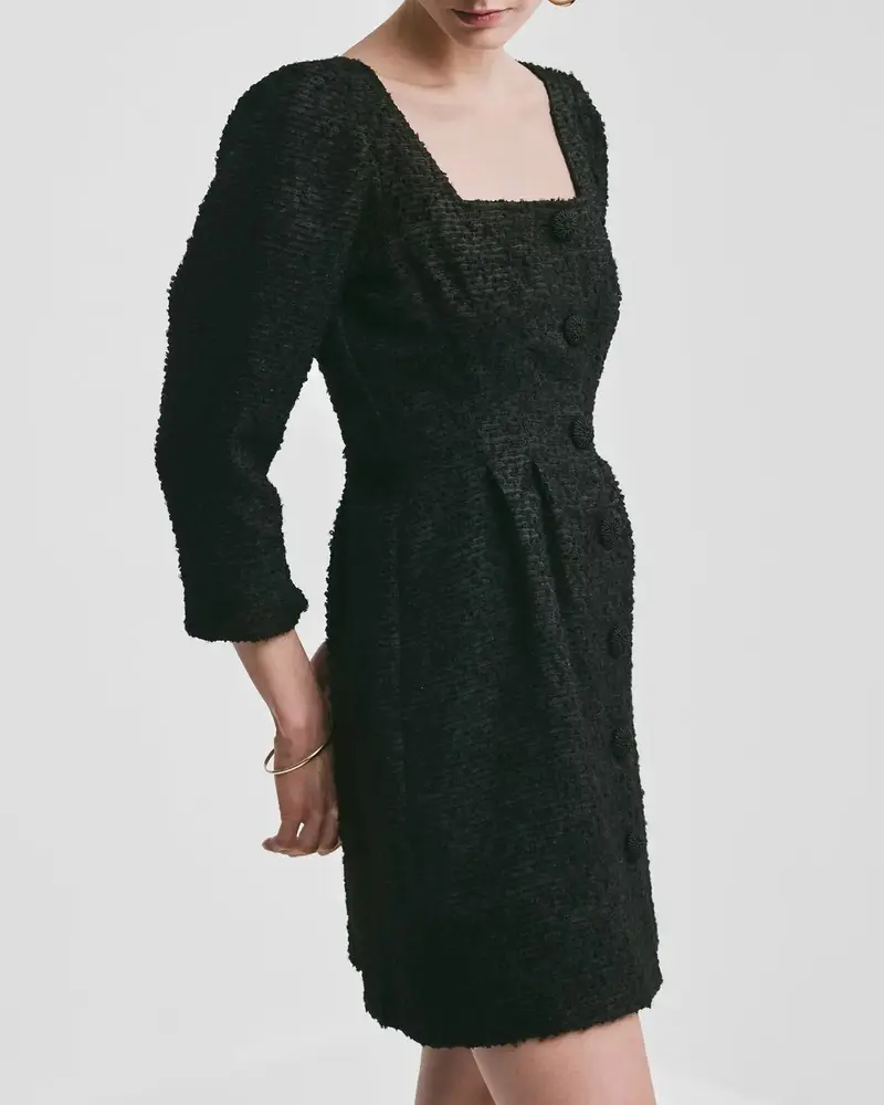 Bouclé Mini Dress