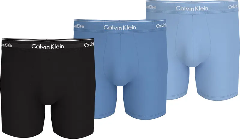 Boxer Brief 3pk Black/Glacier/Blue Bell