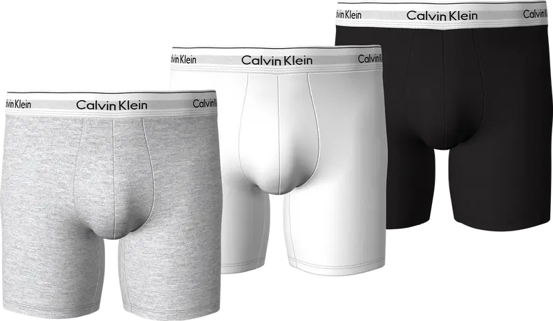 Boxer Brief 3Pk Icon Grey/White/Black