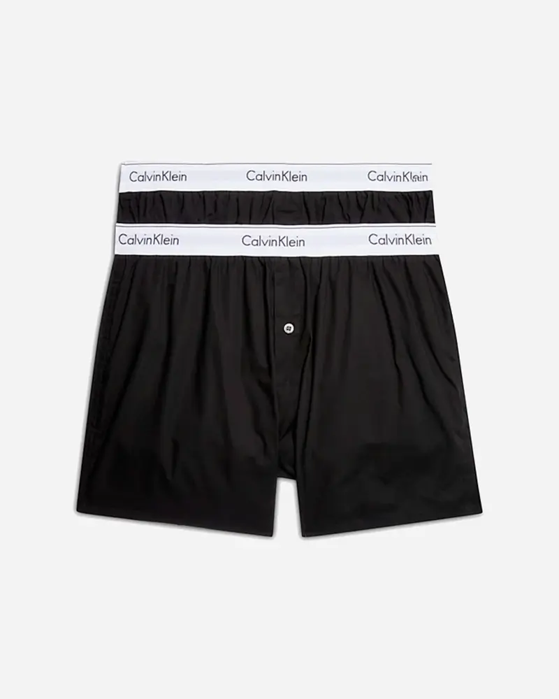 Boxer Slim 2Pk - Black/Black