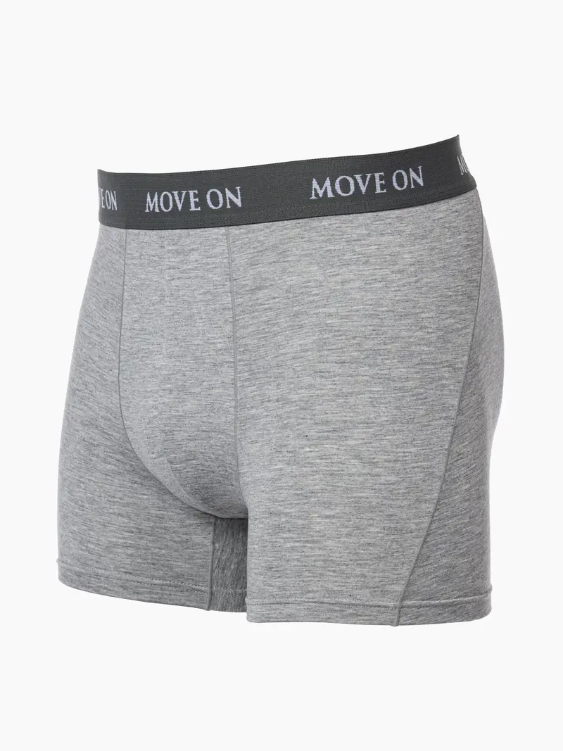 Boxershorts bambus herre Grå melert