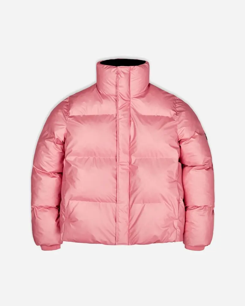 Boxy Puffer Jacket - Pink Sky