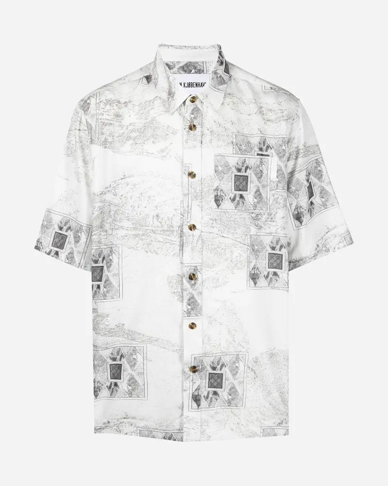 Boxy Shirt SS - Bleach Diamond