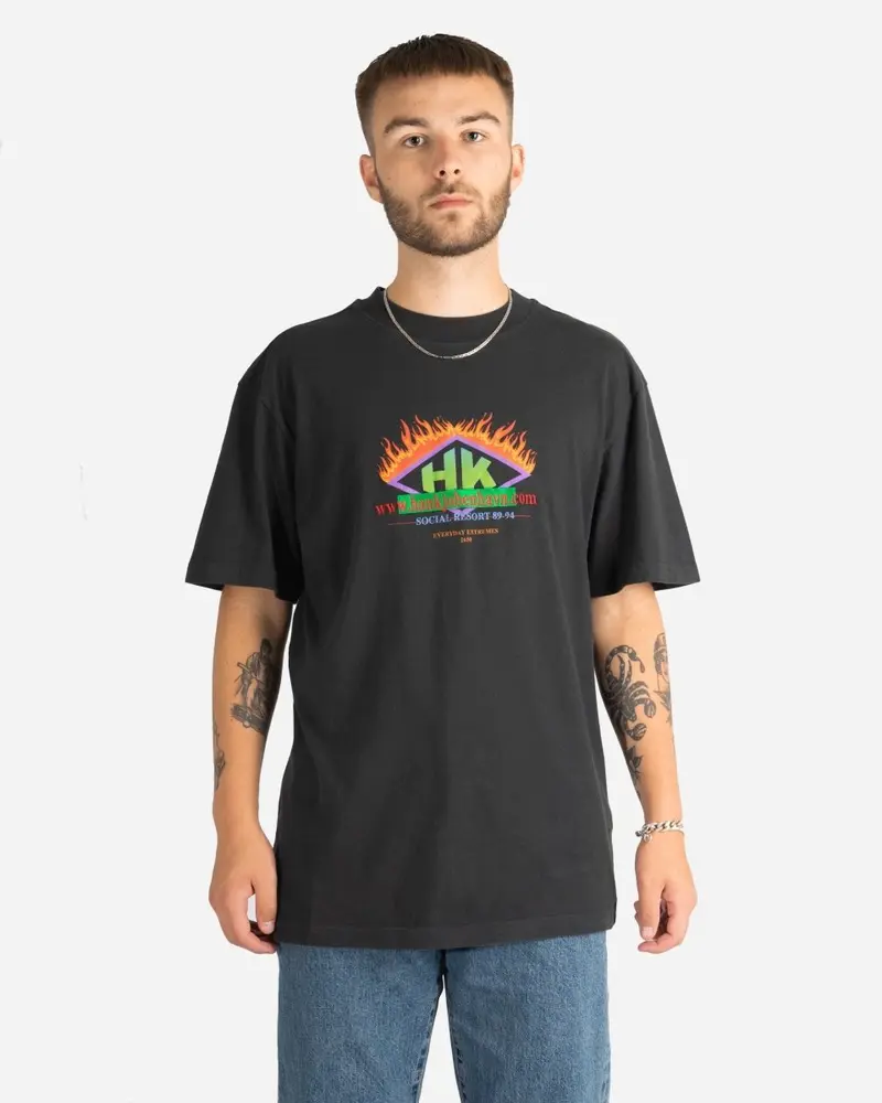 Boxy Tee - Faded Black