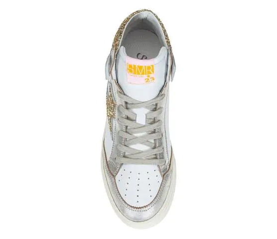 Braga Sneakers Hvite med gull