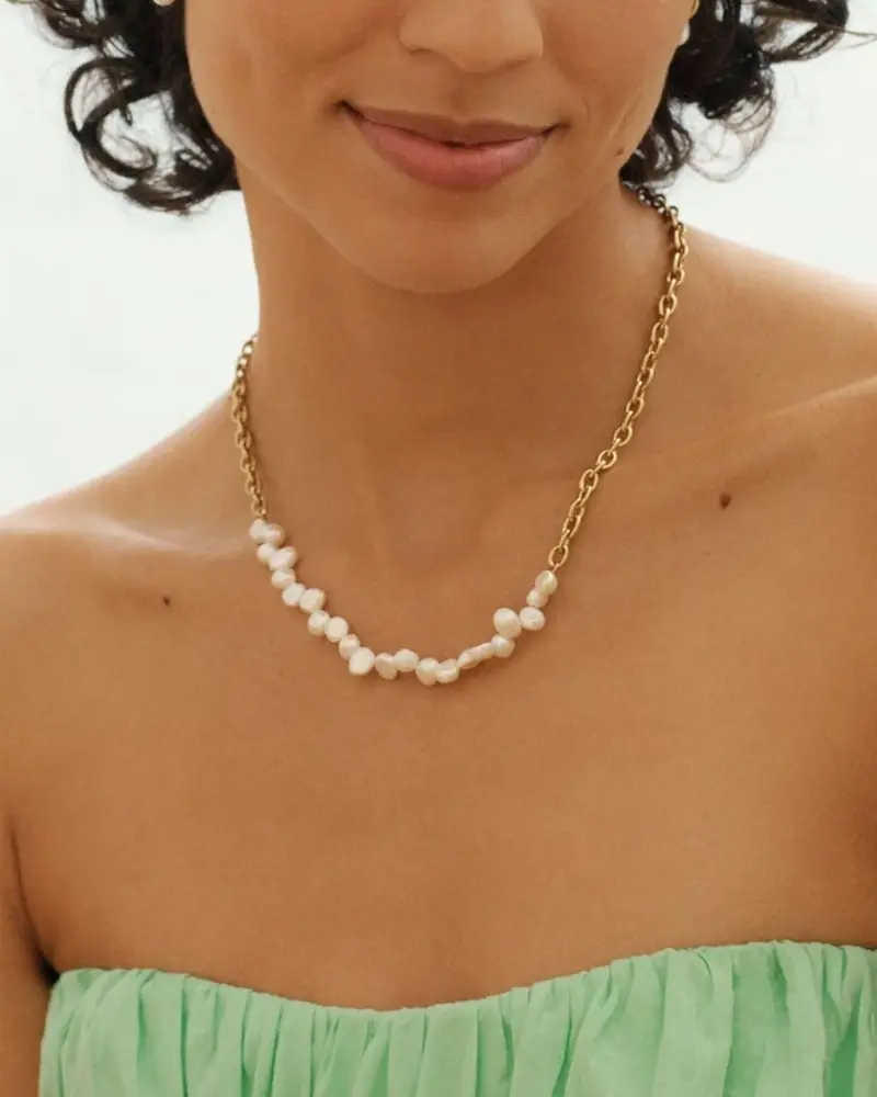 Breeze Necklace Multi Chain Gold