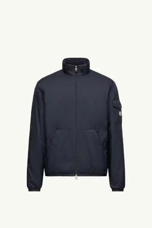 Breezes Short Padded Jacket Navy Blue