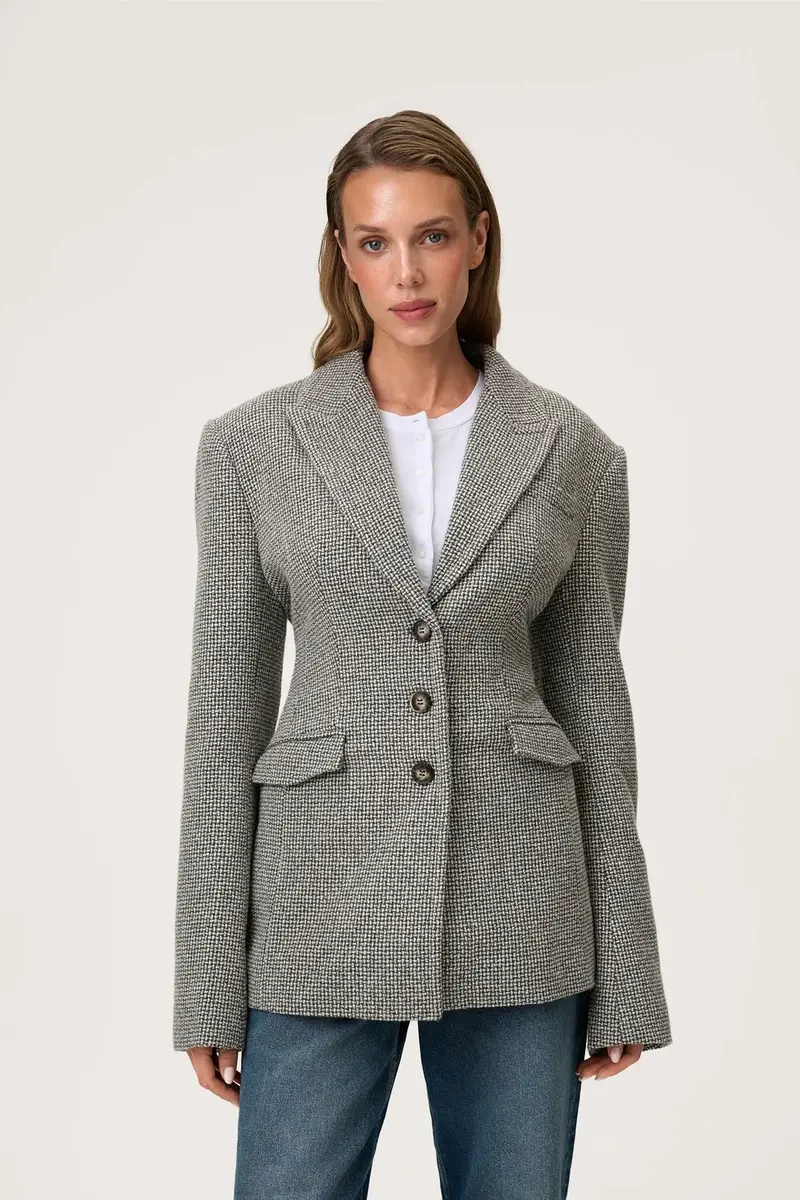 Bremen Blazer Grey Melange