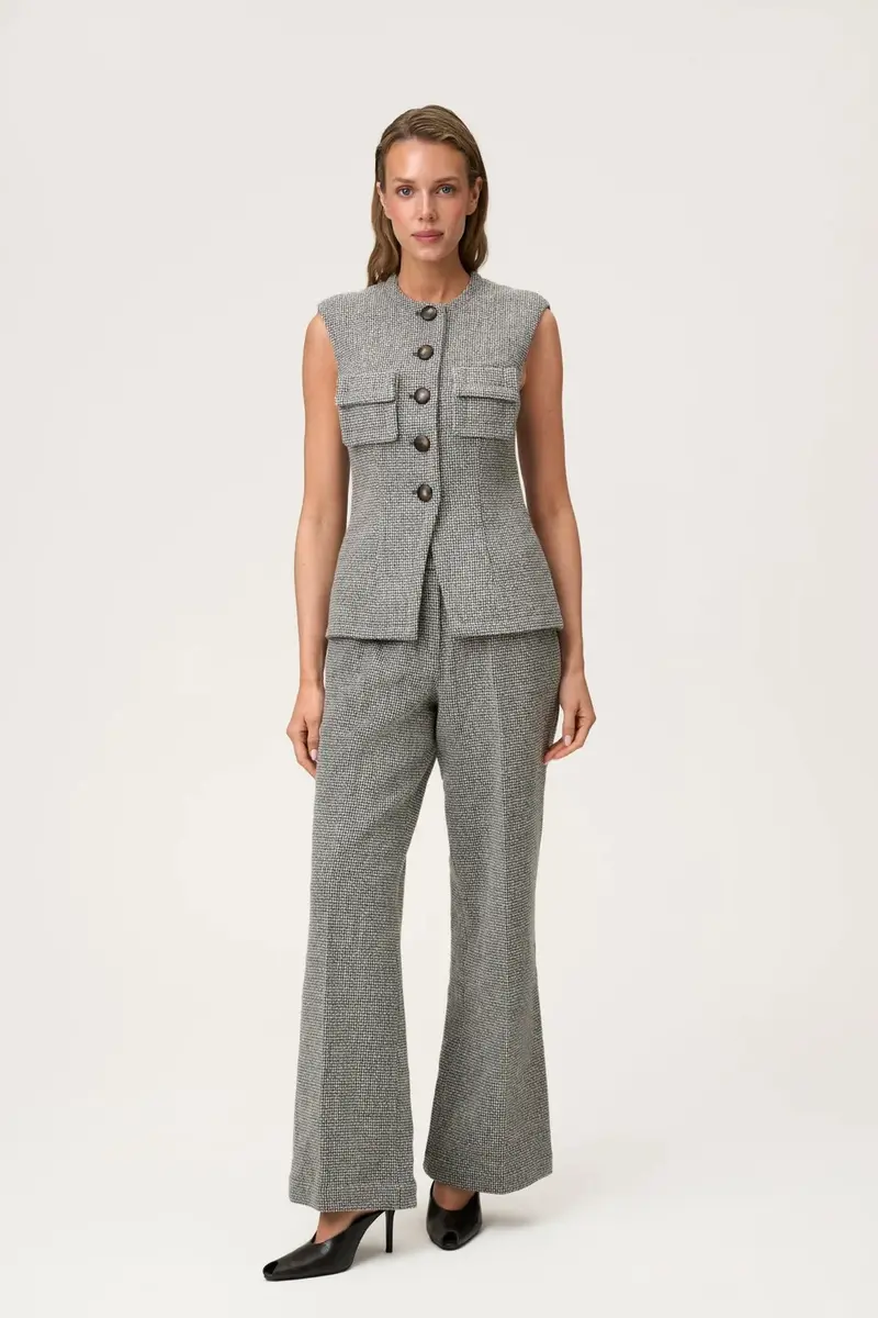Bremen Pants Grey Melange
