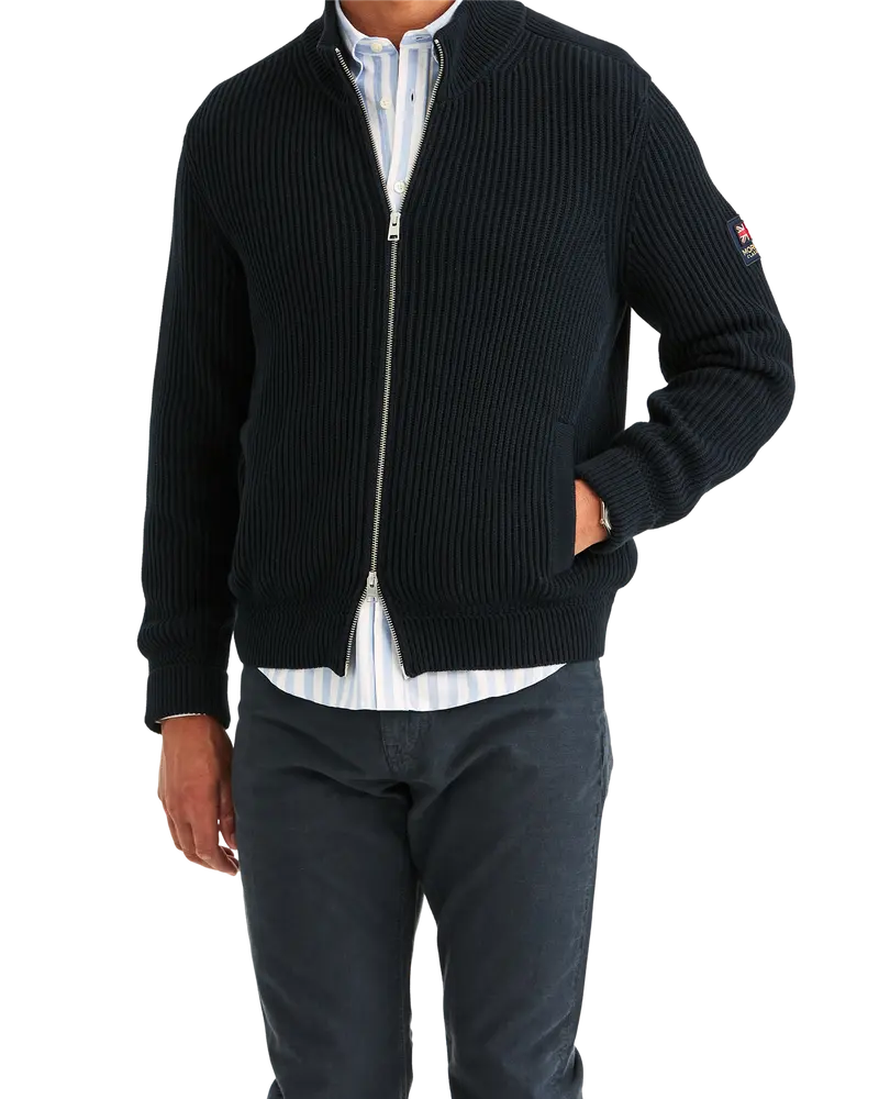Brenton zip cardigan