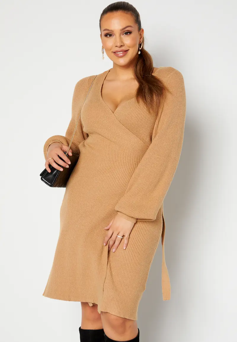 Briahermosa LS Wrap Dress
