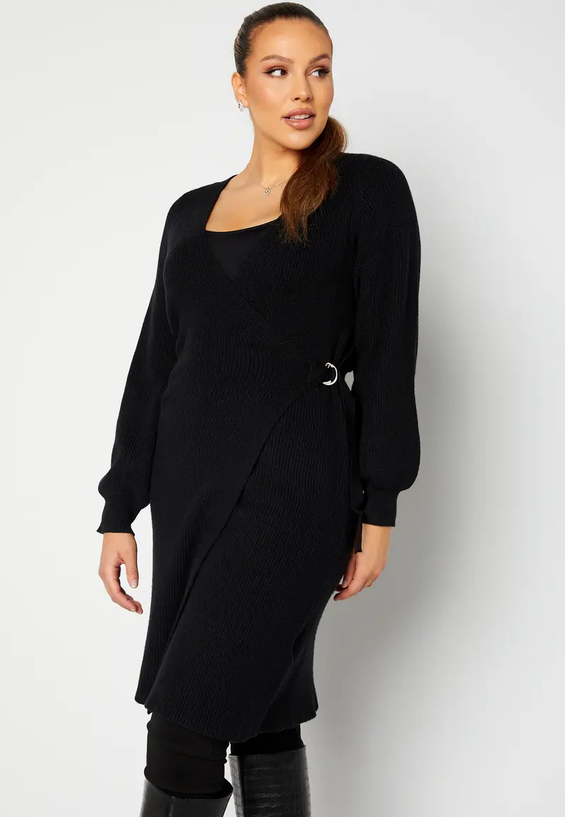 Briahermosa LS Wrap Dress