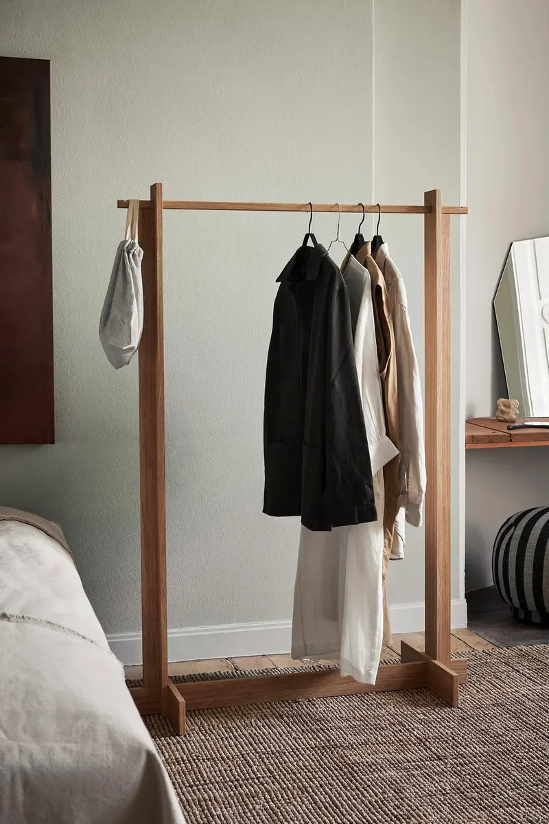 Bridge Clothes Rack - Oiled Oak