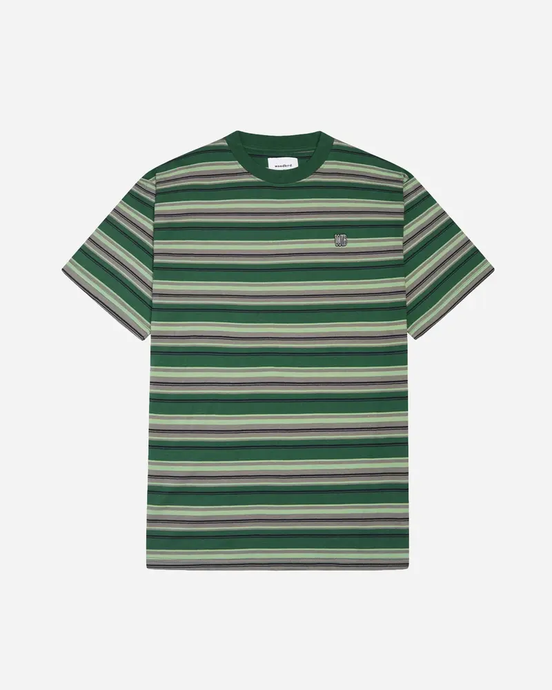Brock Stripe Tee - Green