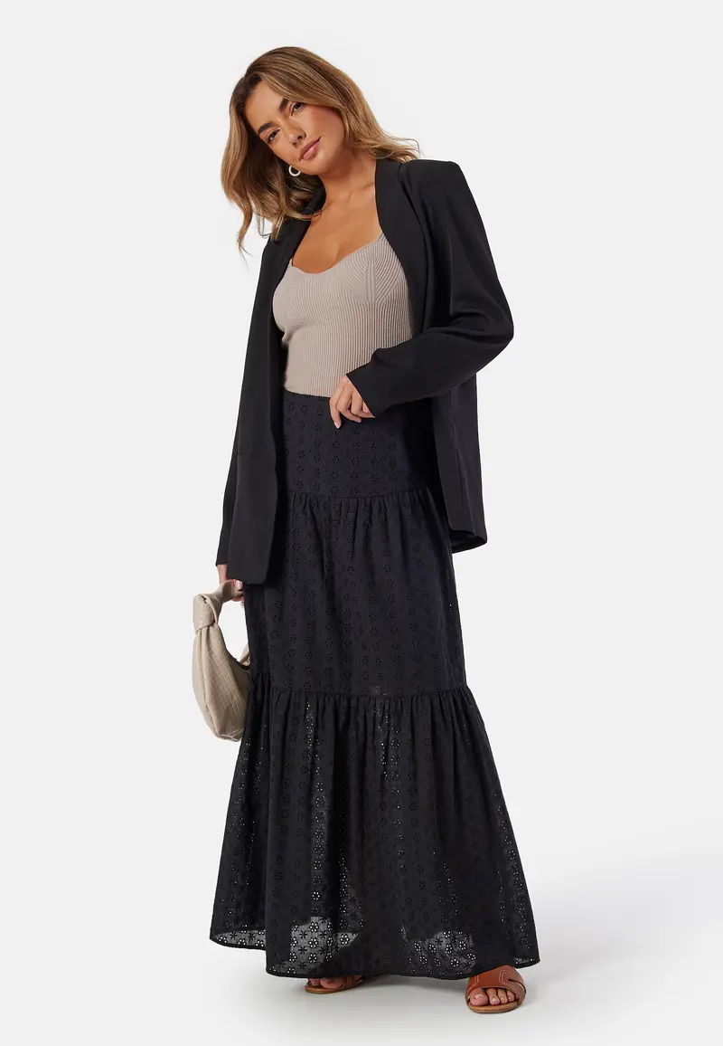 Broderie Anglaise Maxi Skirt